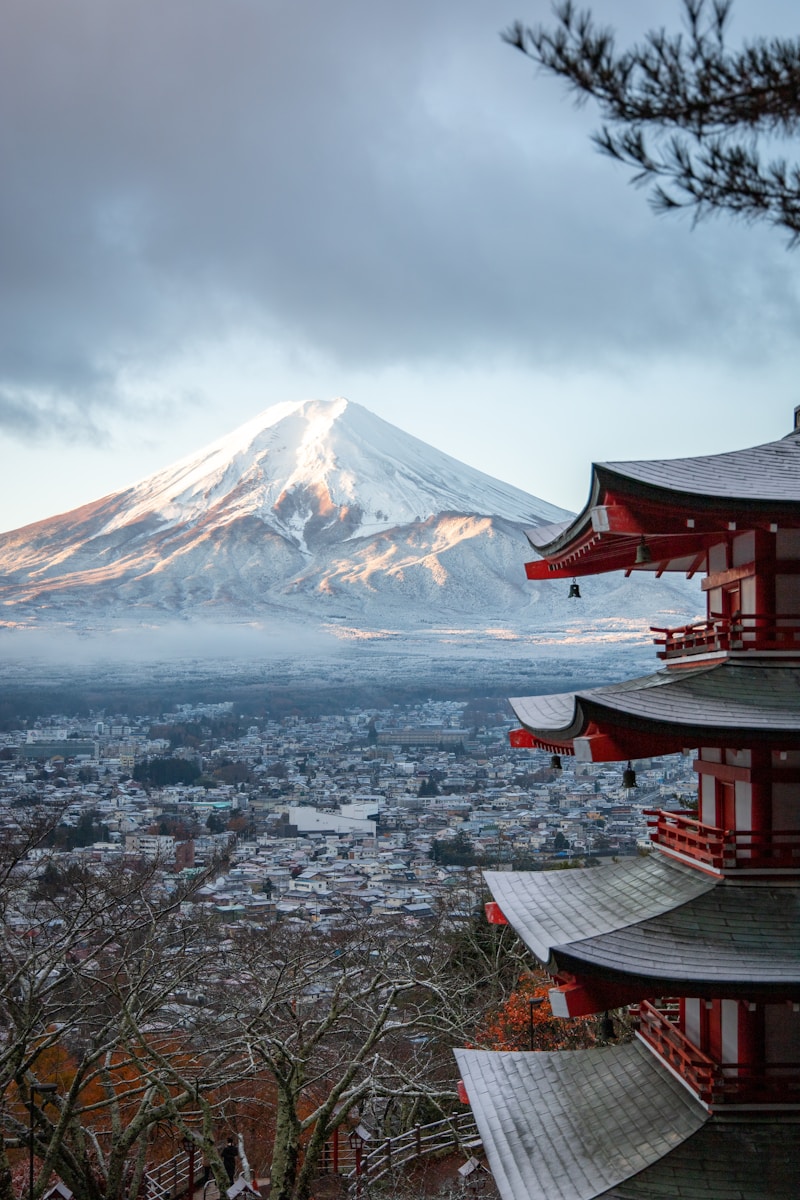 Mt. Fuji landamrk